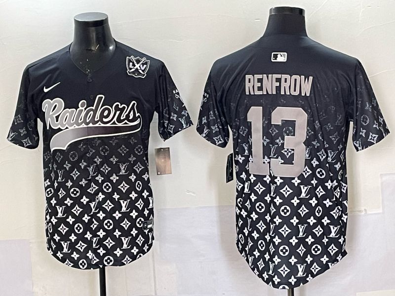 Men 2025 Oakland Raiders #13 Renfrow black Nike Limited NFL Jersey style 038